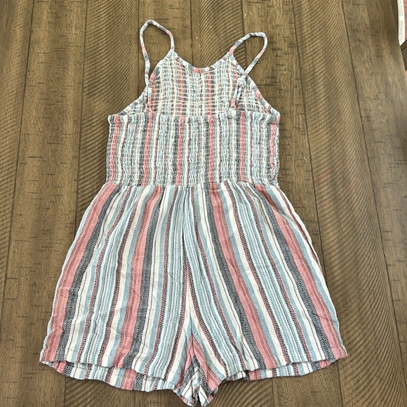 Angie Colorful Sleeveless Strappy Back Romper Women's Size Small - Picture 4 of 5